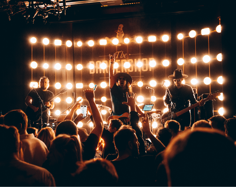Patrick & the LVB performing